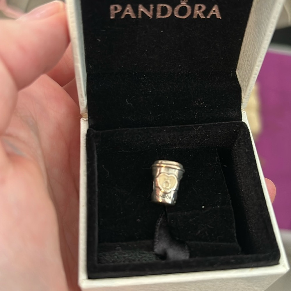 Pandora take a break coffee much charm